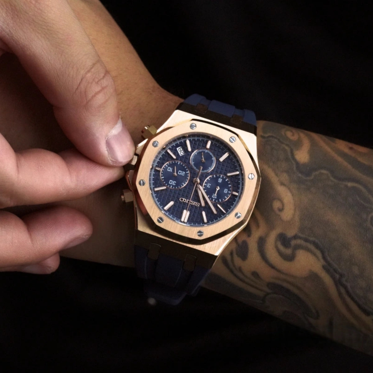 Royal Seikoak Azure Gold