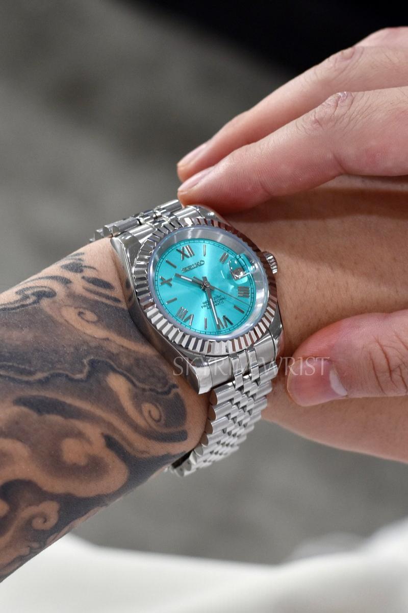 Mod Datejust  Roman Tiffany Green - SKYRIM WRIST