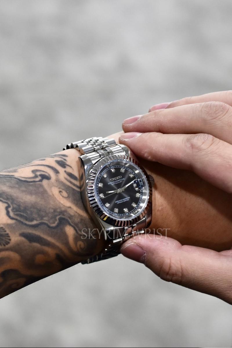 Mod Datejust Black Diamond - SKYRIM WRIST