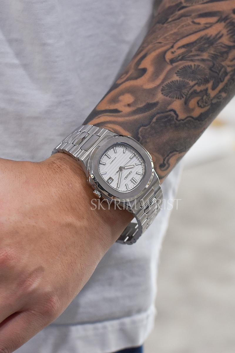 Mod Nautilus Silver White - SKYRIM WRIST