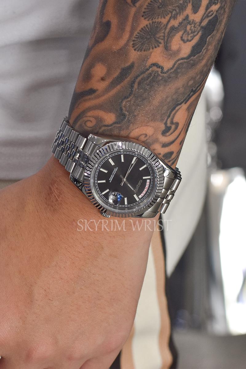 Mod Day-Date Black - SKYRIM WRIST
