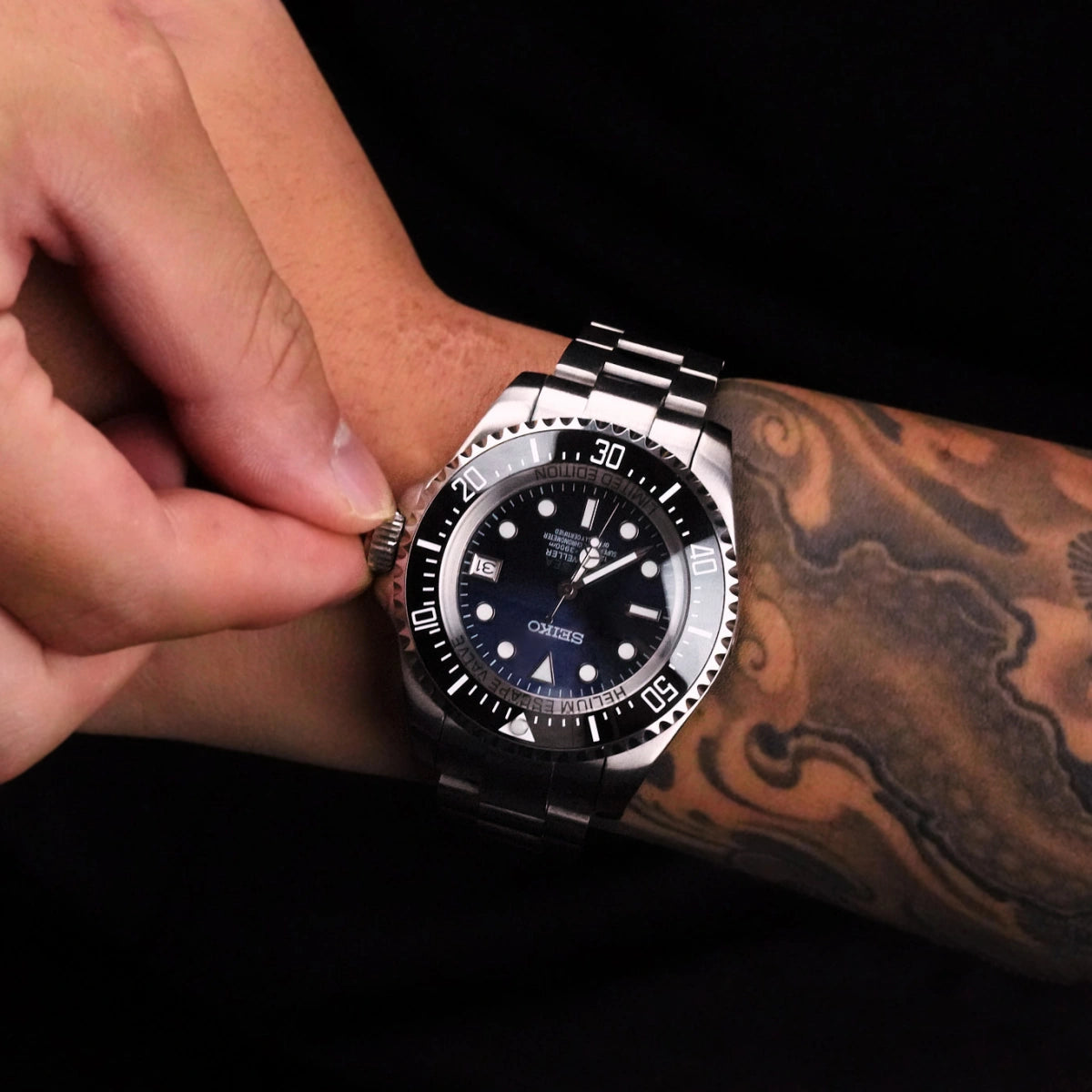 Seikomariner Onyx Black