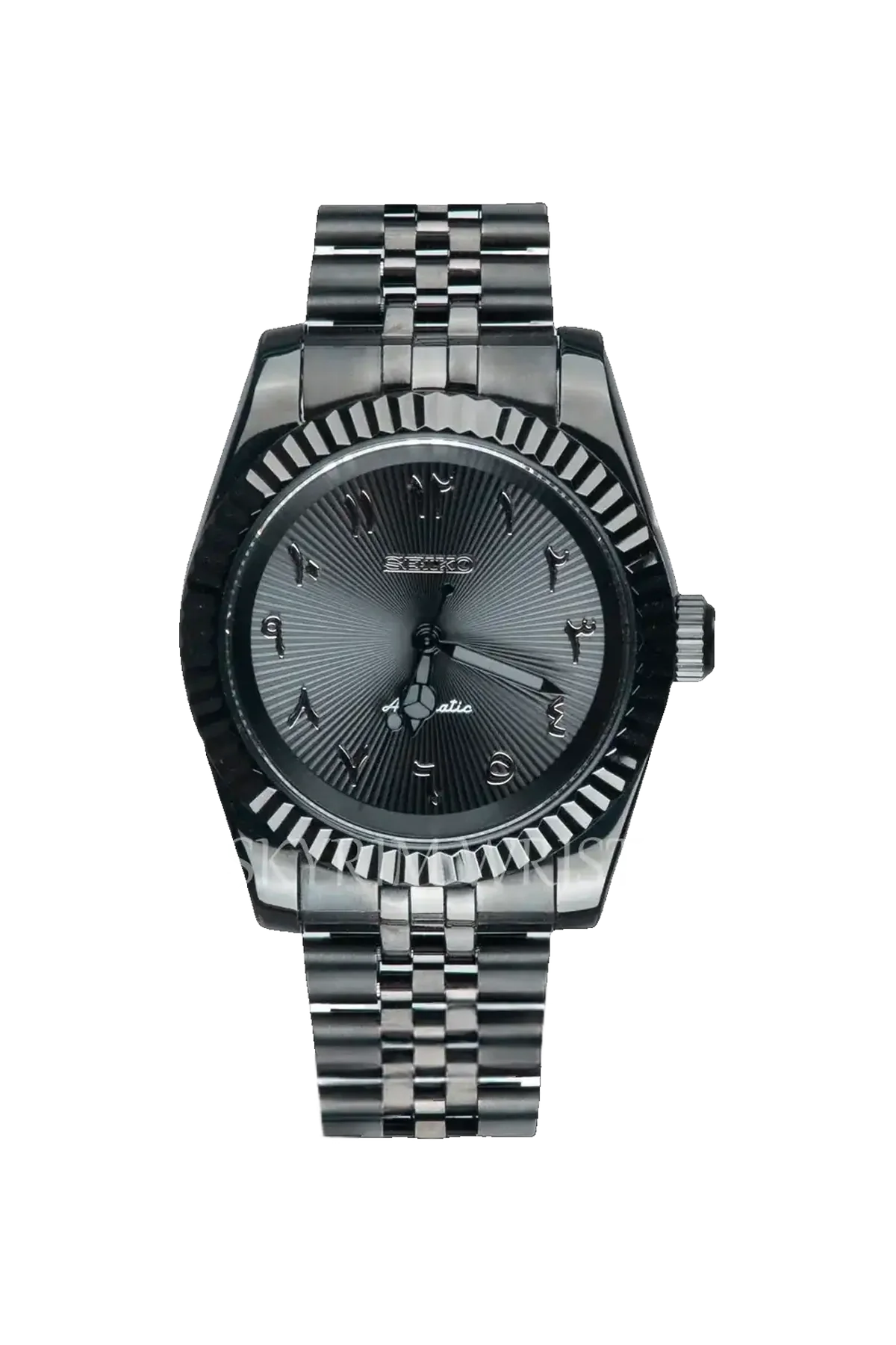 Mod Datejust Arabic All Black - SKYRIM WRIST