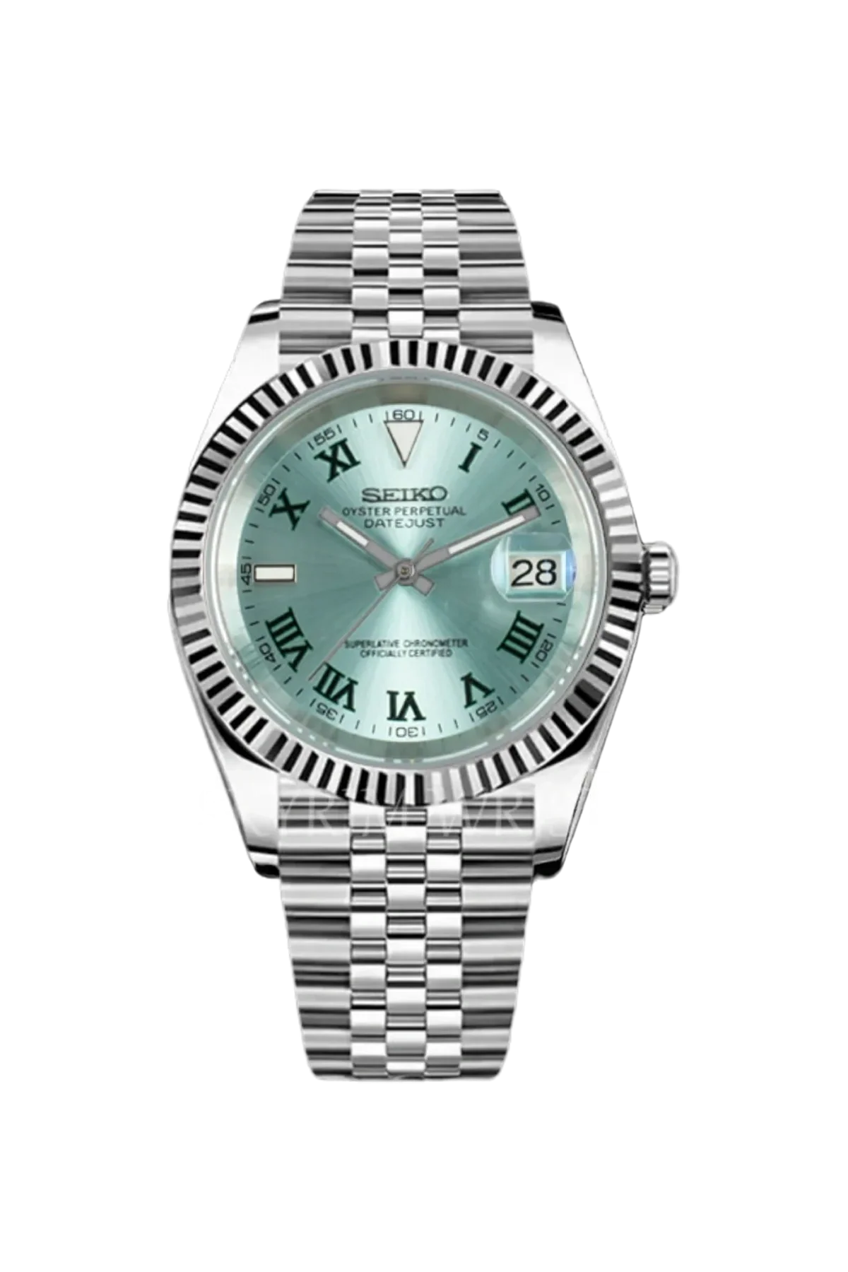 Mod Datejust Wimbledon Sky Blue - SKYRIM WRIST