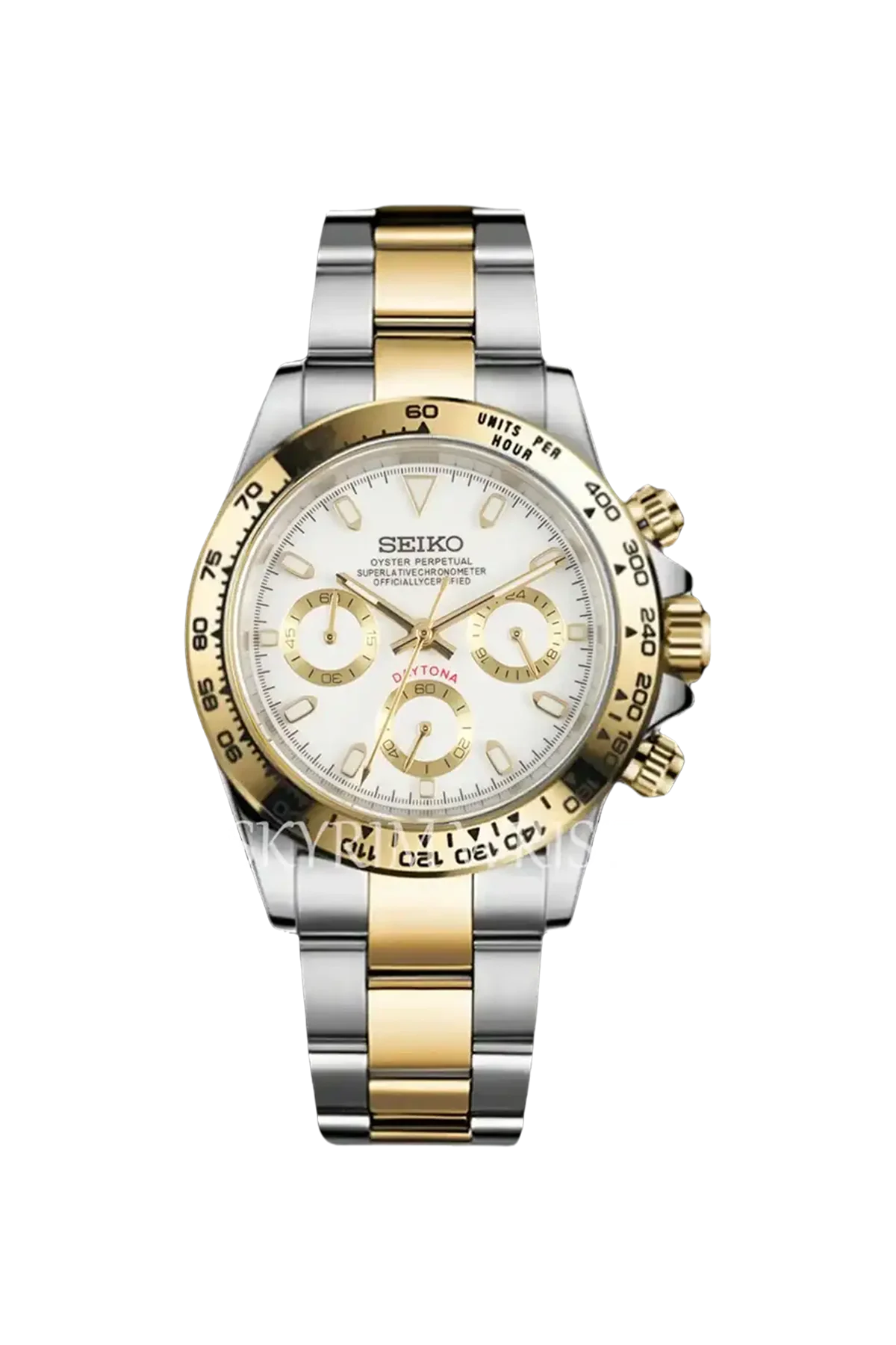 Mod Daytona Two-Tone Gold White - SKYRIM WRIST