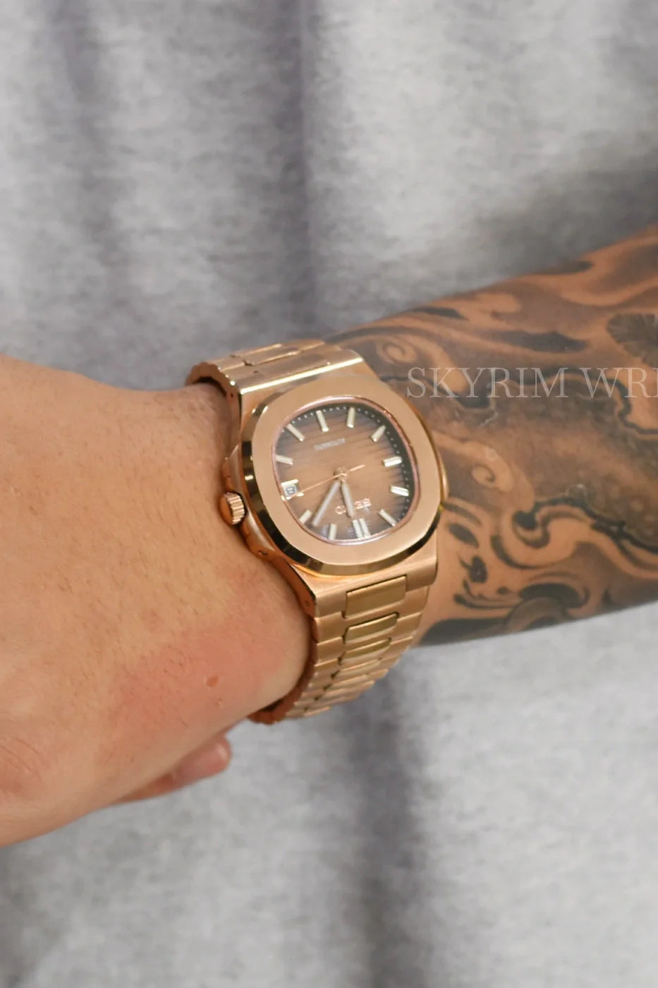 Mod Nautilus Rose Gold Brown - SKYRIM WRIST