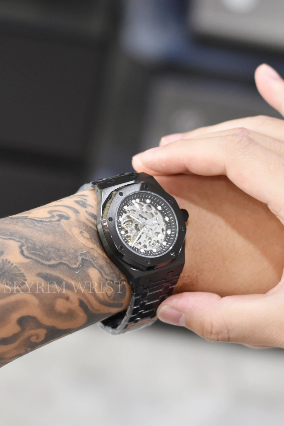 Mod Royal Oak Skeleton Black - SKYRIM WRIST