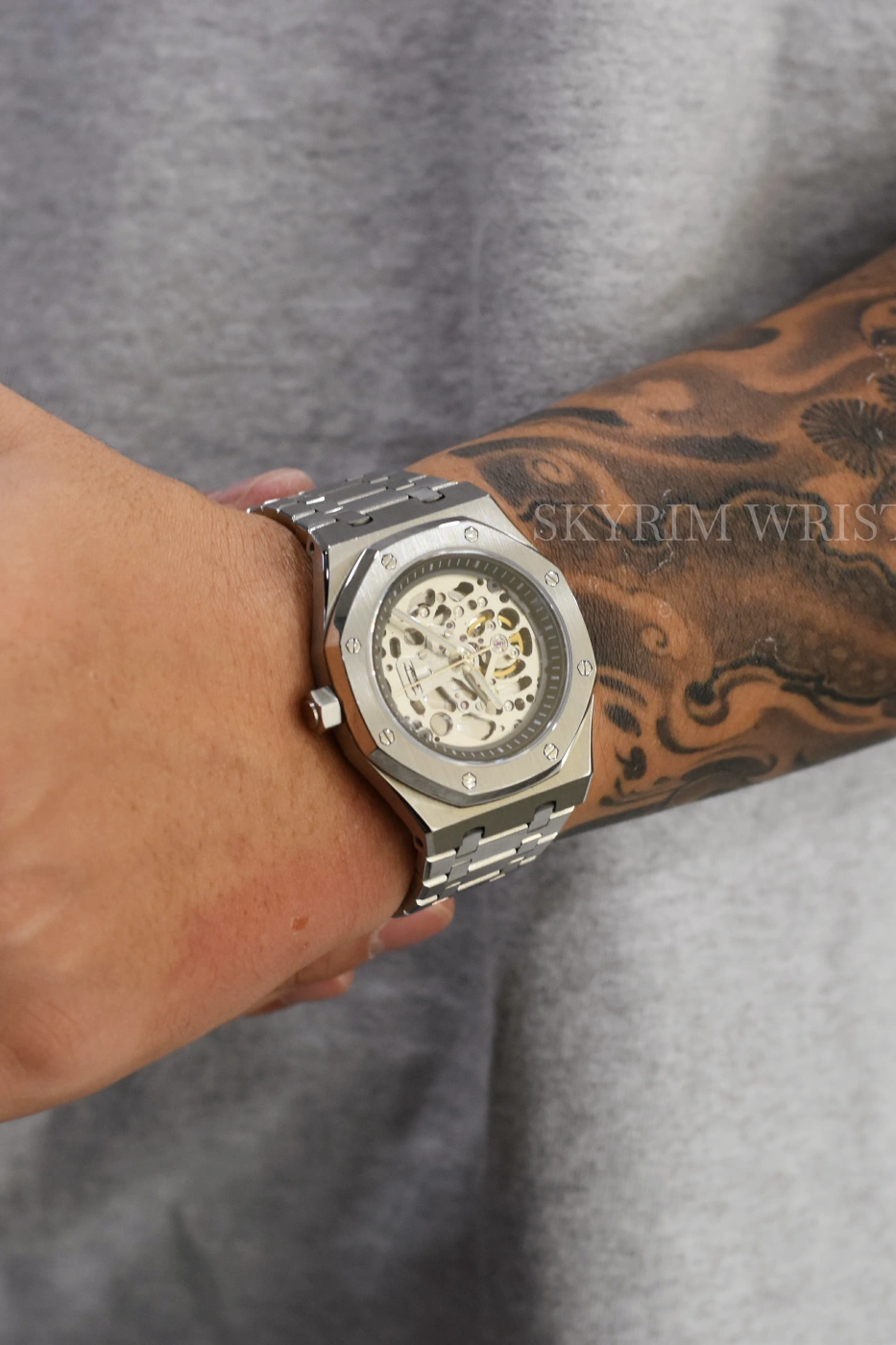 Mod Royal Oak Skeleton Silver II - SKYRIM WRIST