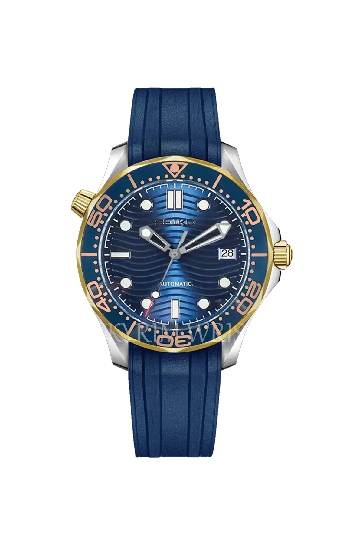 Mod Seamaster Gold Blue Wave - SKYRIM WRIST
