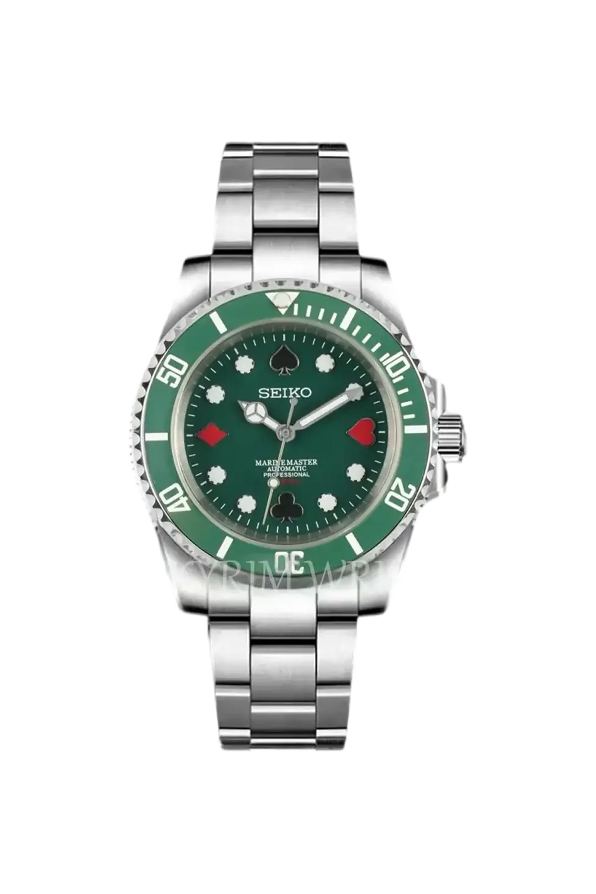 Mod Submariner - Card Master Green - SKYRIM WRIST