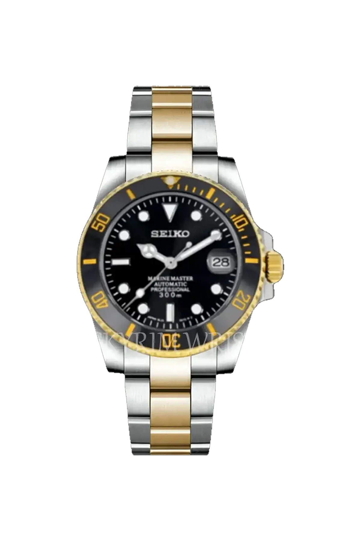Mod Submariner Two-Tone Gold Black - SKYRIM WRIST