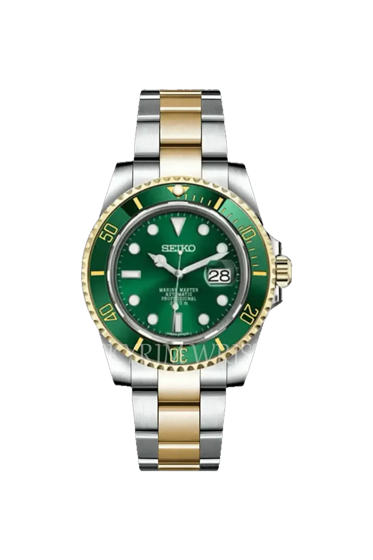 Mod Submariner Two-Tone Gold Green - SKYRIM WRIST