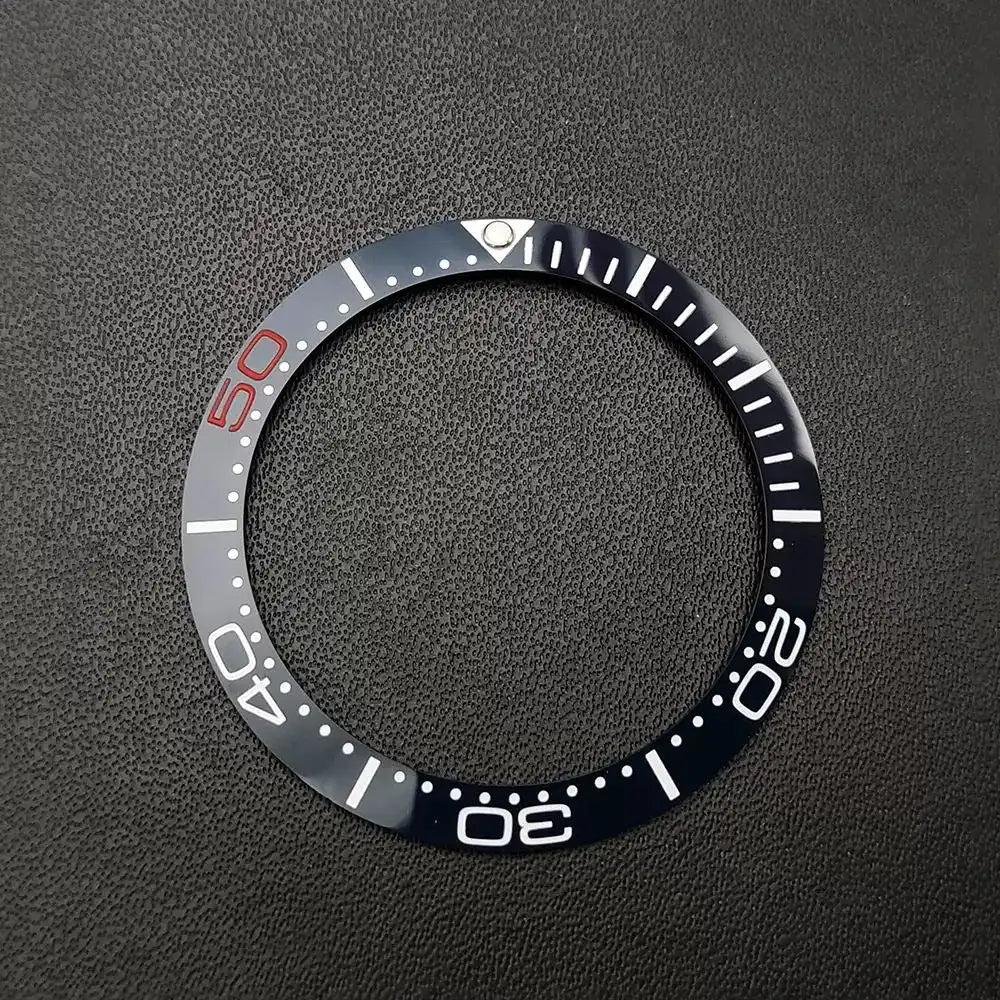 SeikoMod Seamaster 300- 39mm  Bezel-High-quality Ceramic by SKYRIM SEIKOMOD