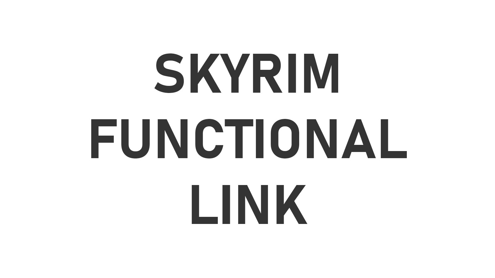 Functional Link