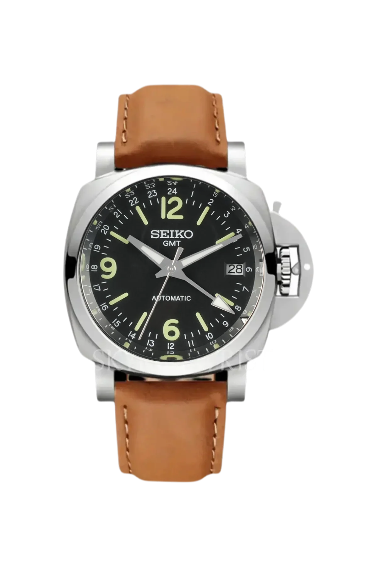 Mod Luminor Brown - Pilot GMT - SKYRIM WRIST 
