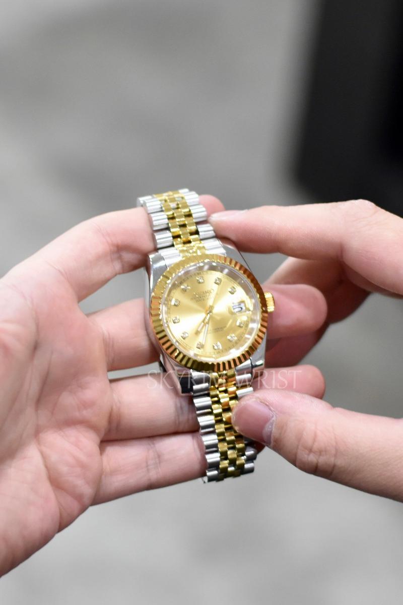 Mod Datejust Two-Tone Gold Diamond - SKYRIM WRIST 
