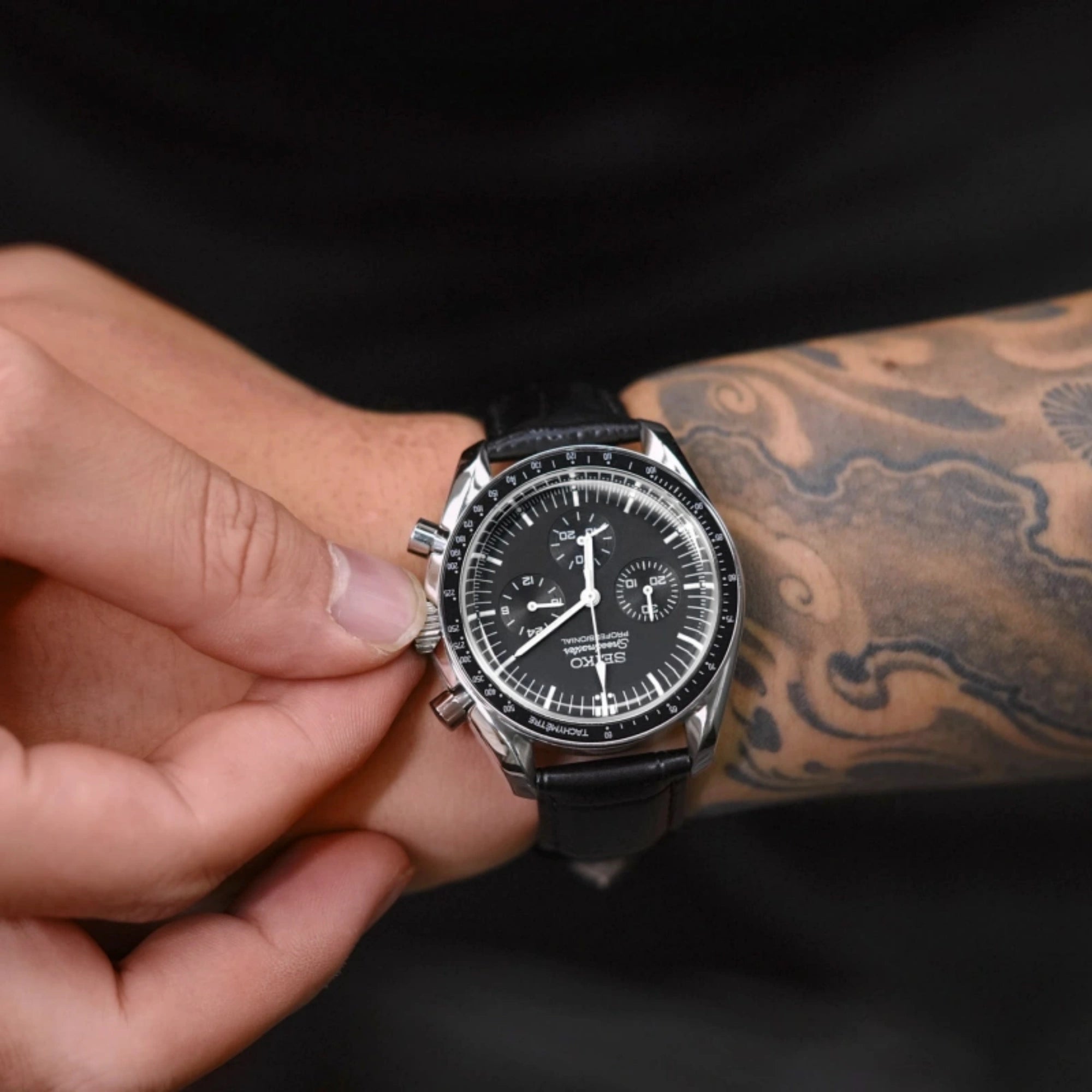 Speedseiko Vintage Racer Black