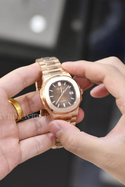 Mod Nautilus Rose Gold Brown - SKYRIM WRIST 