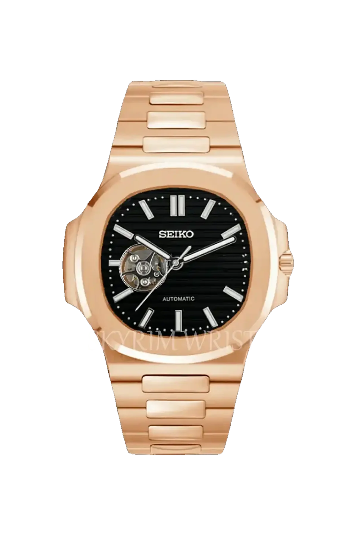 Mod Nautilus Rose Gold Skeleton Black - SKYRIM WRIST 