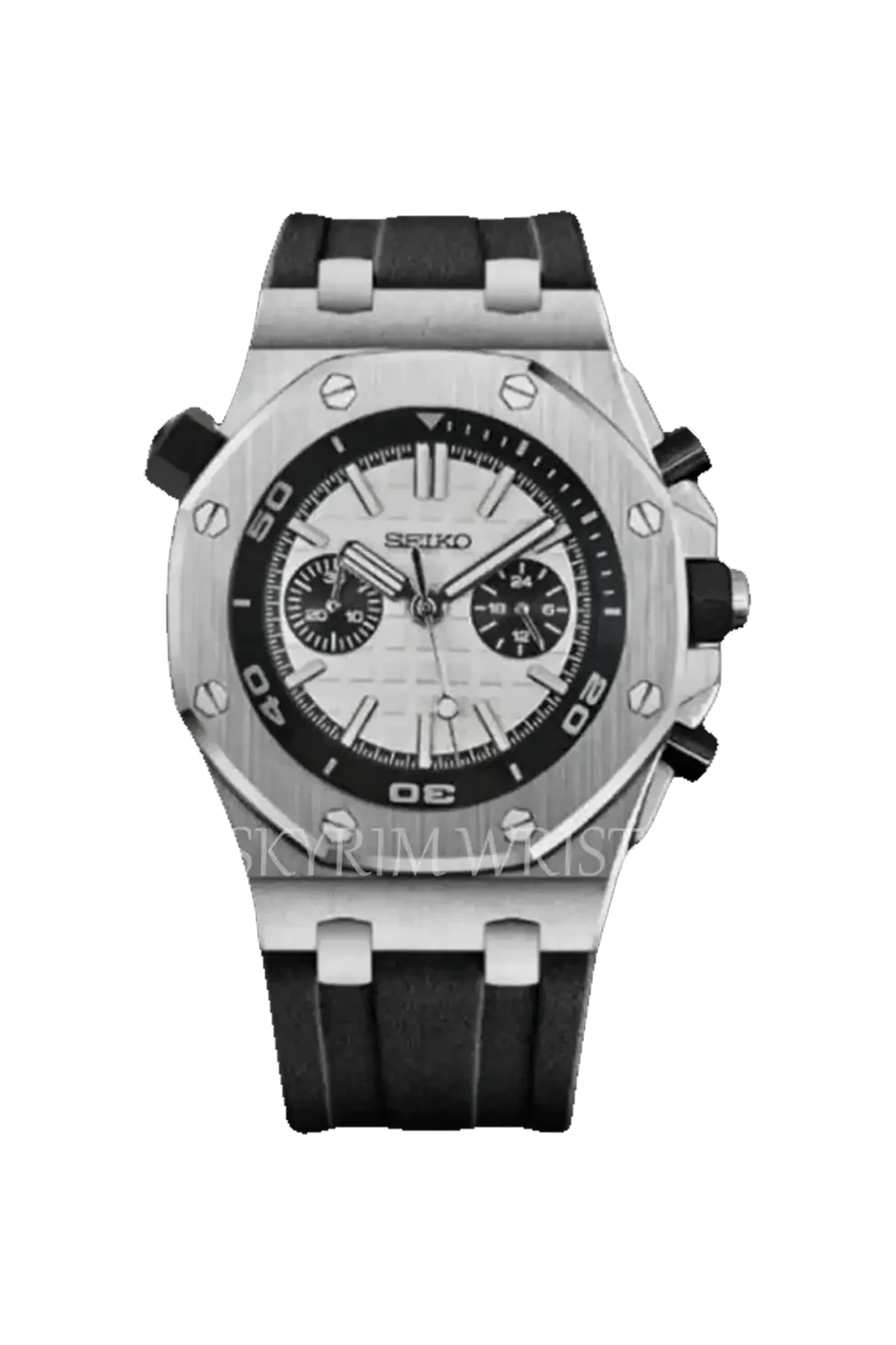 Mod Royal Oak Diver Silver - SKYRIM WRIST 