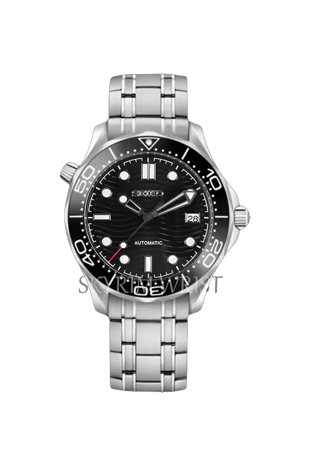 Mod Seamaster Silver Black - SKYRIM WRIST 