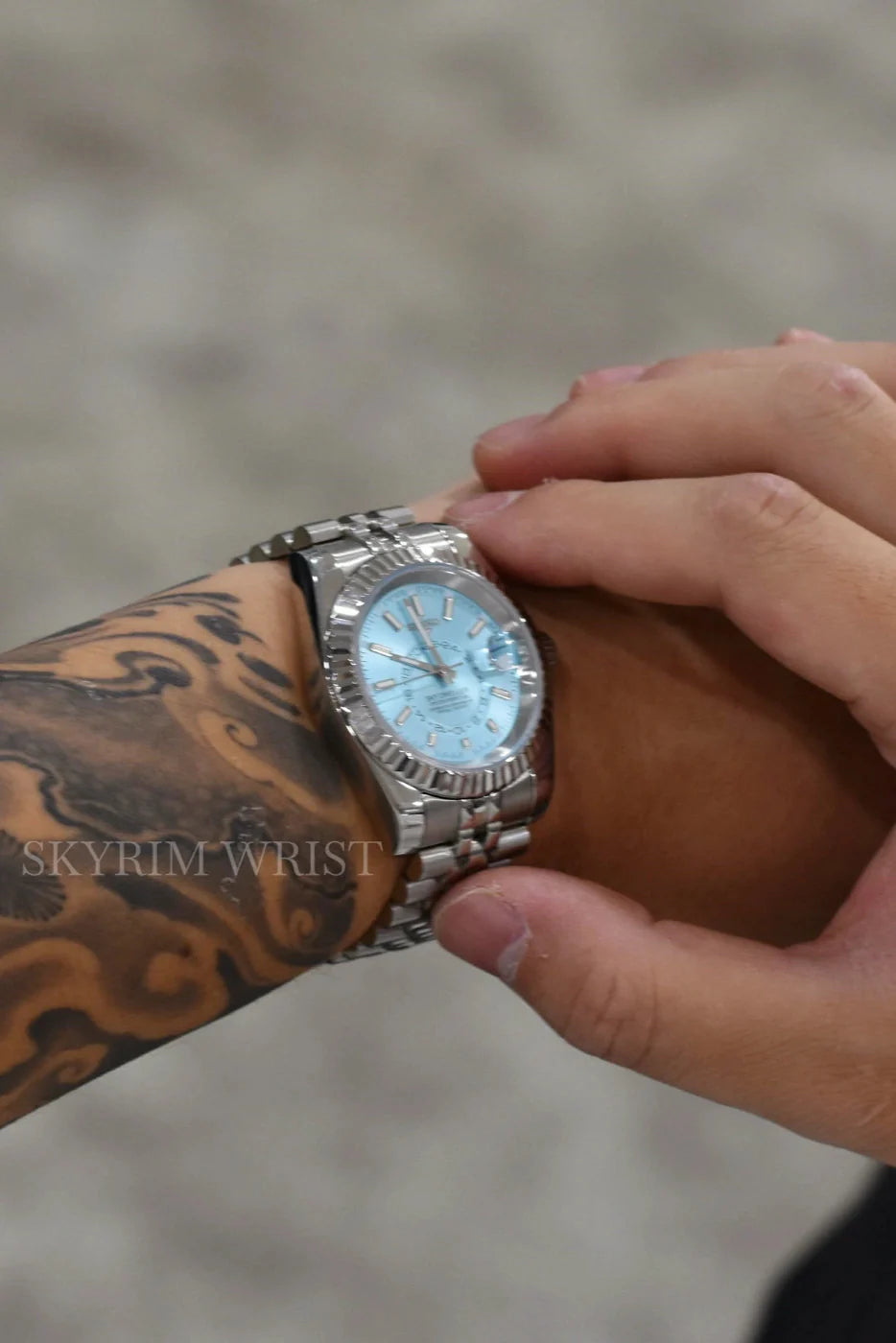 Mod Sky-Dweller Sky Blue - SKYRIM WRIST 