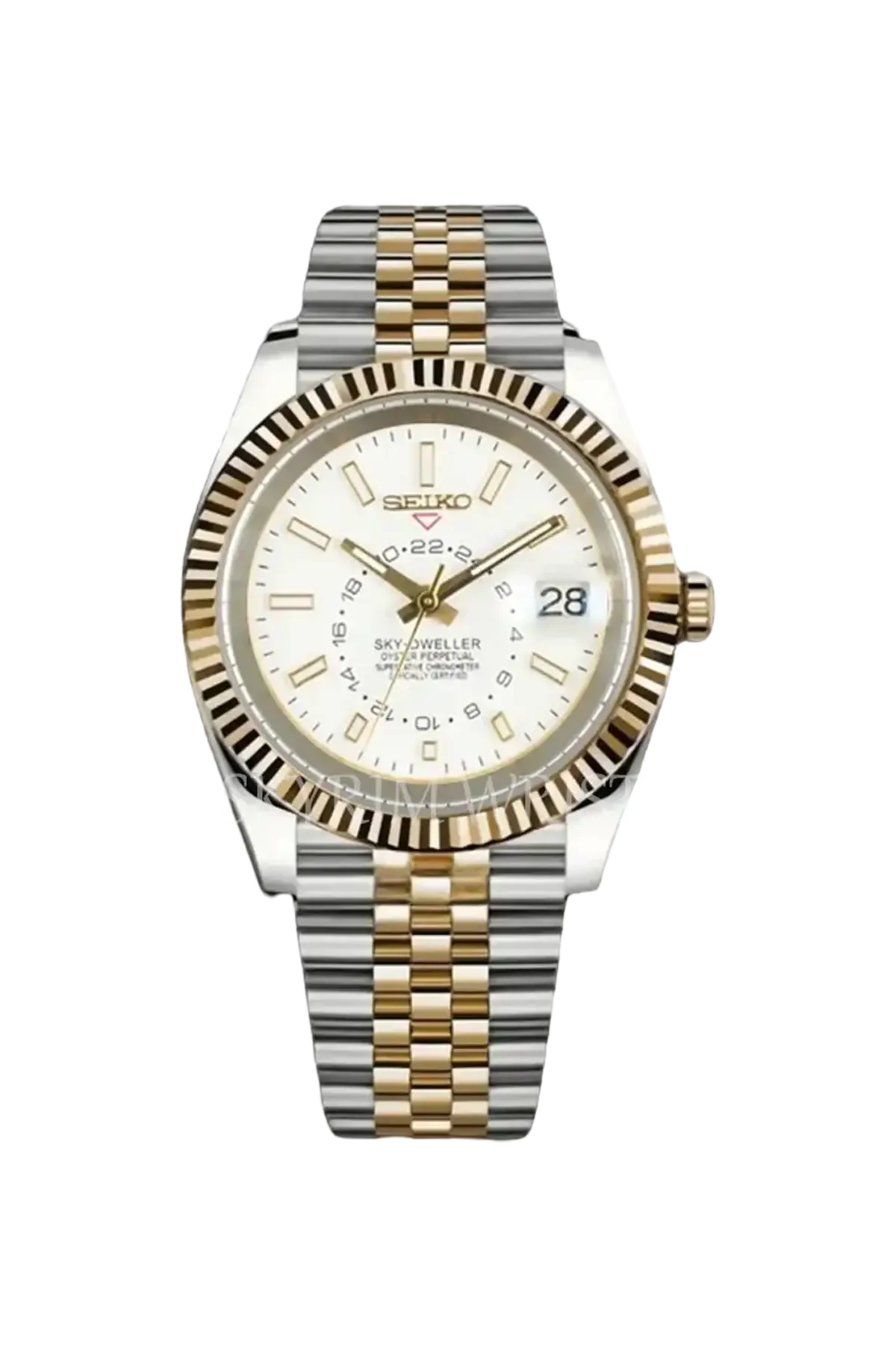 Mod Sky-Dweller Two-Tone Gold White - SKYRIM WRIST 