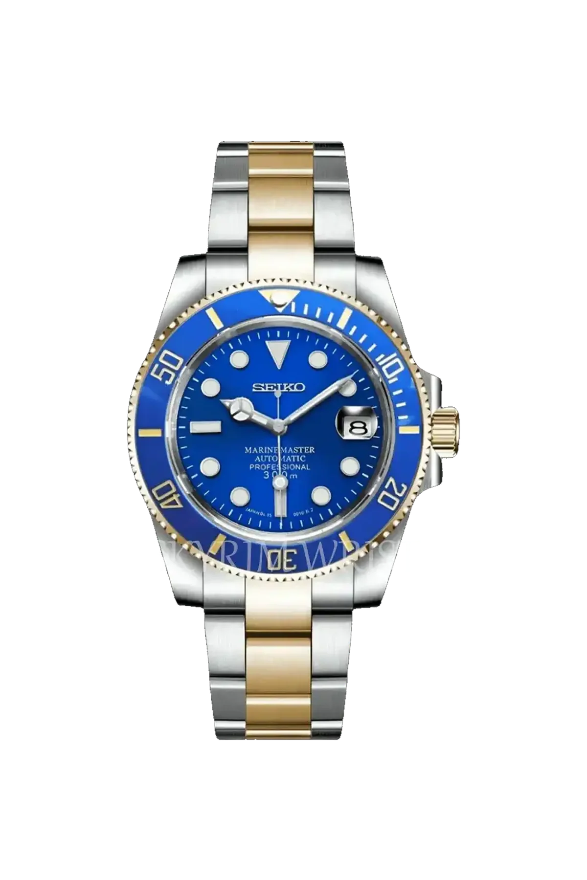 Mod Submariner Two-Tone Gold Blue - SKYRIM WRIST 