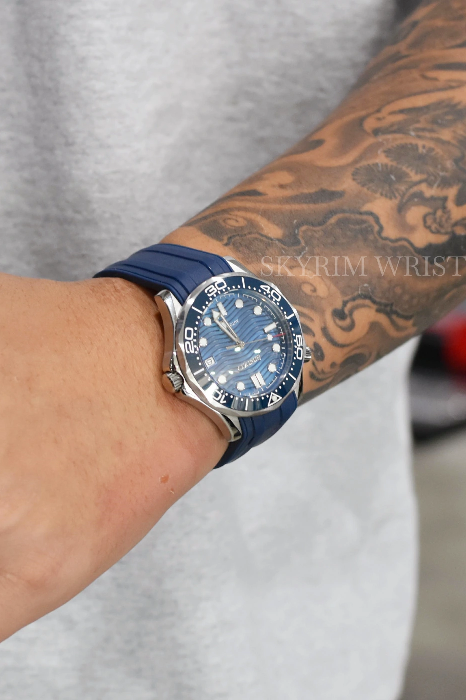 Mod Seamaster Blue Wave - SKYRIM WRIST 
